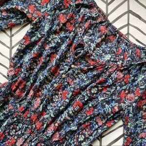 American Eagle Floral Long Sleeve Romper